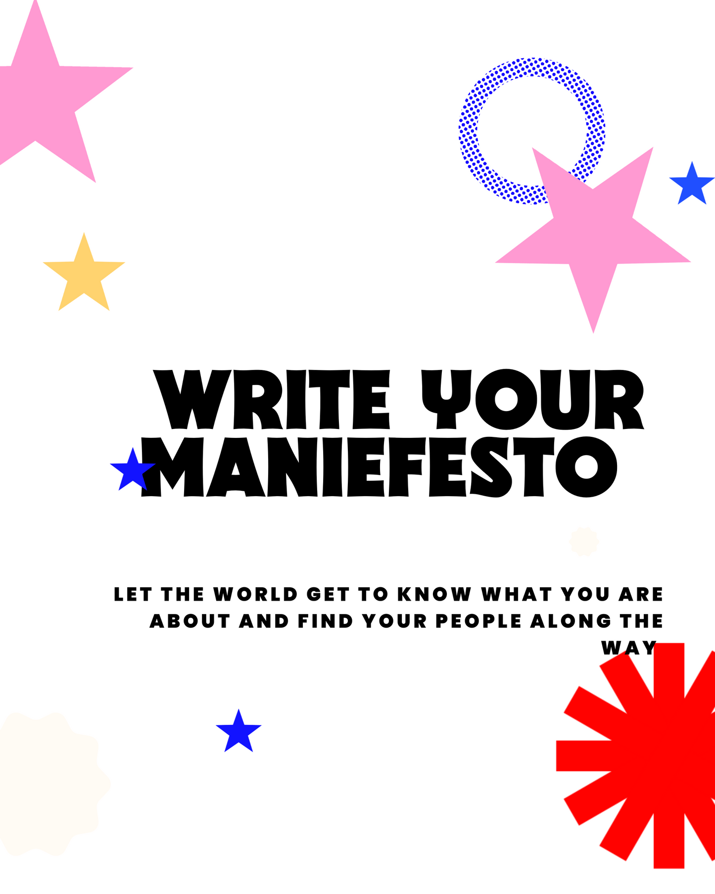 Write Your Manifesto Workshop